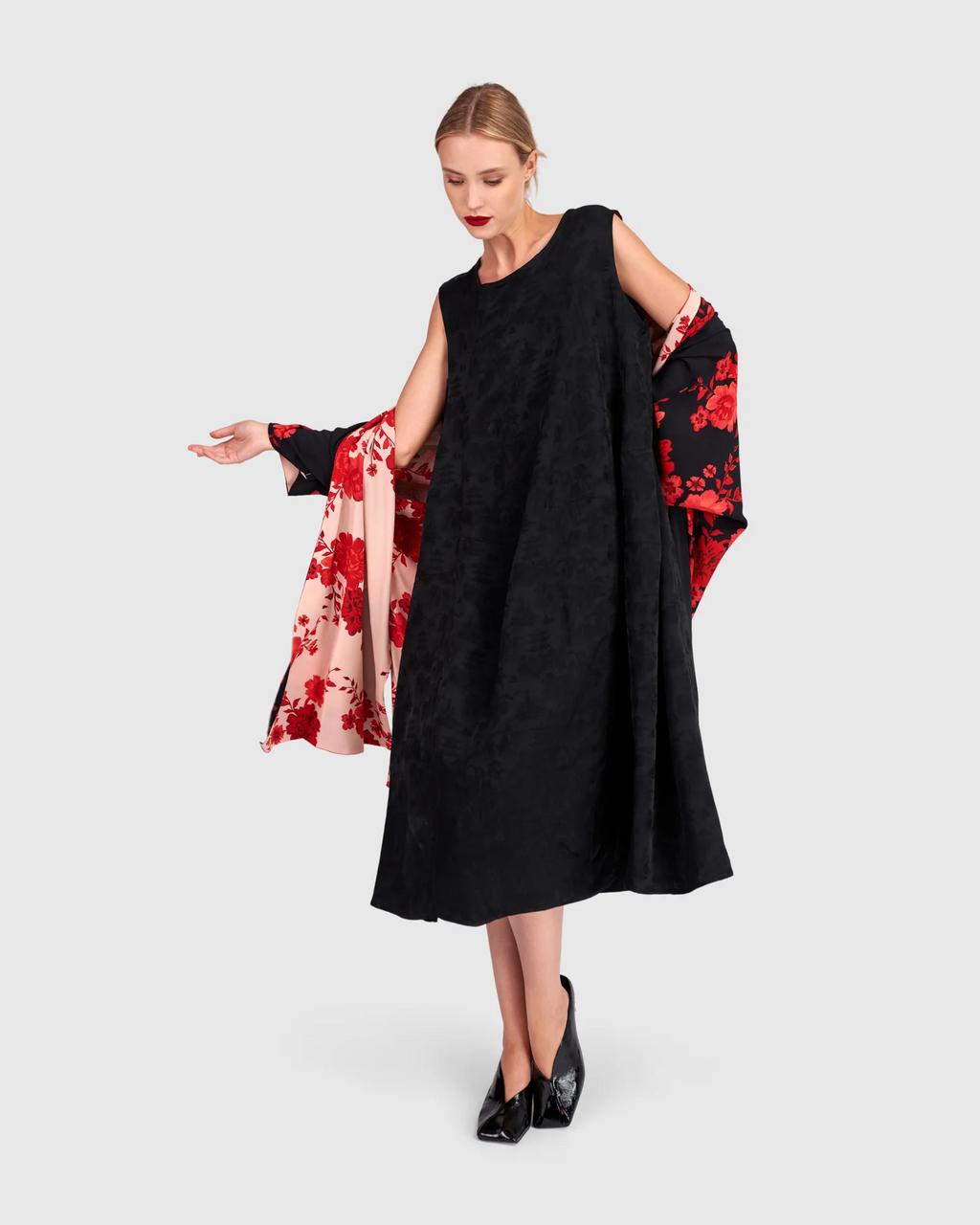 Alembika's Suzu Swing Dress in Black