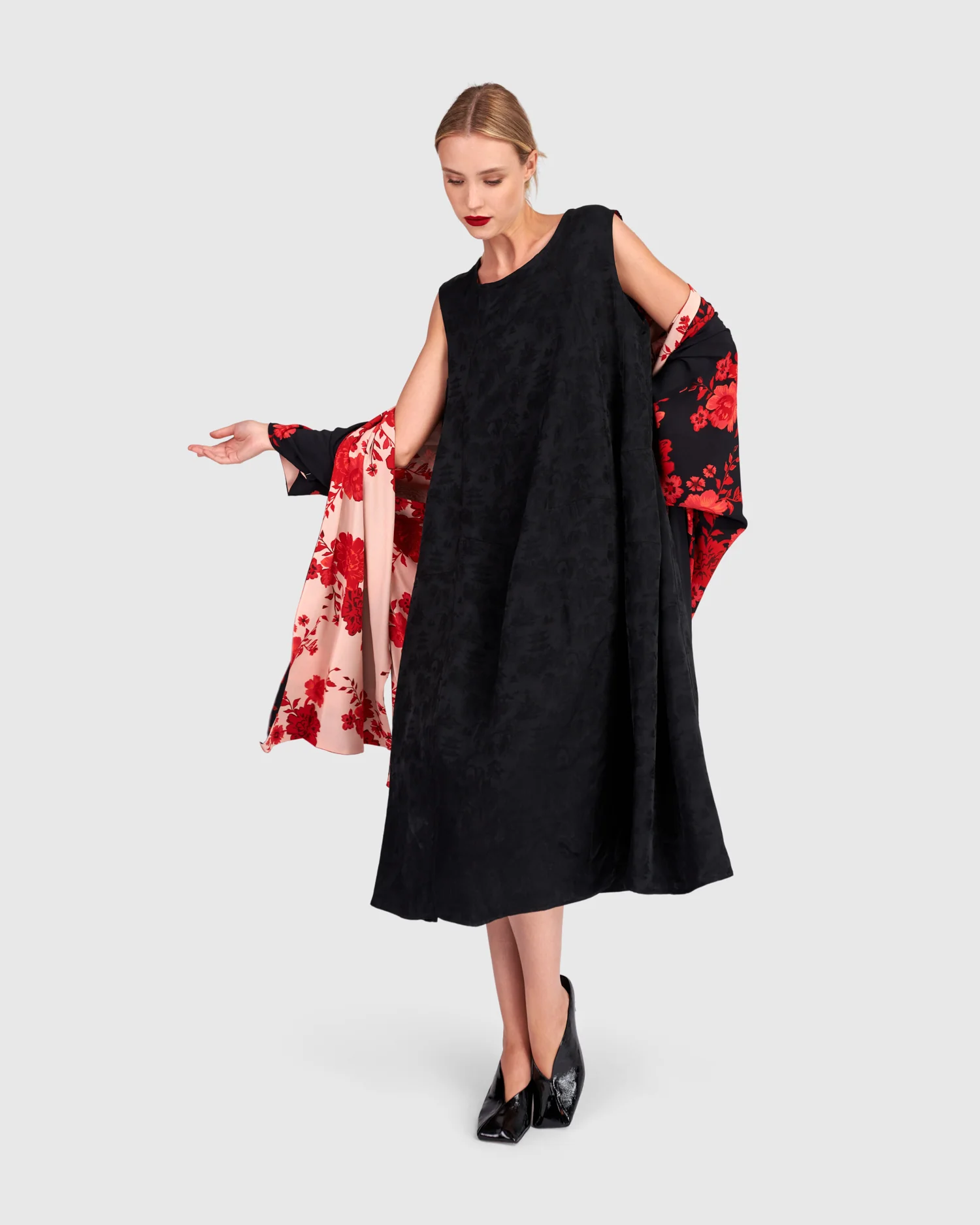 Alembika's Suzu Swing Dress in Black