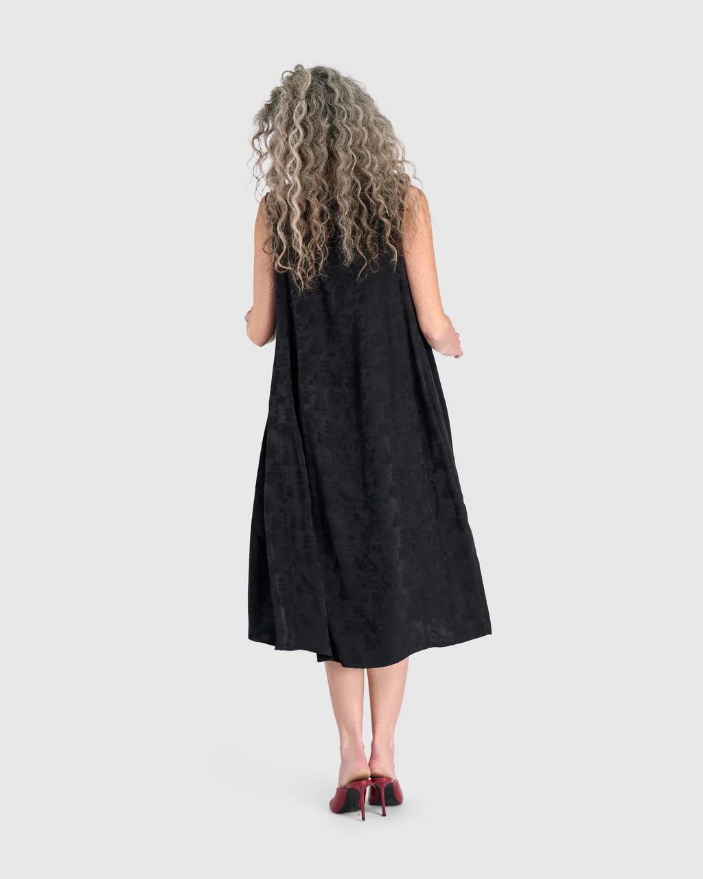 Alembika's Suzu Swing Dress in Black