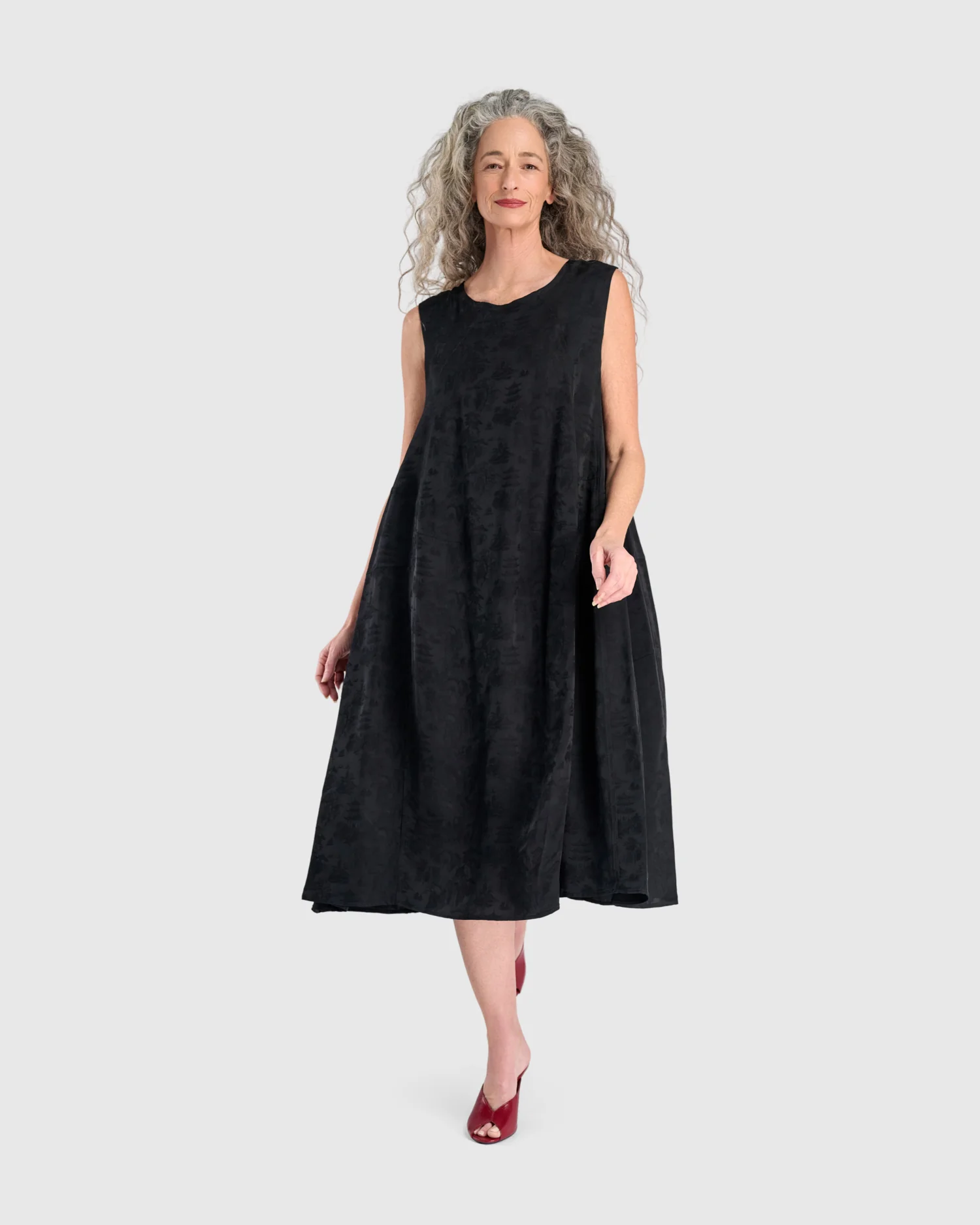 Alembika's Suzu Swing Dress in Black
