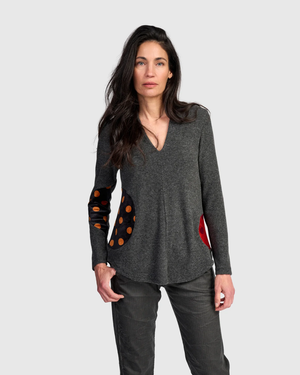 Alembika Lottie V-Neck Top