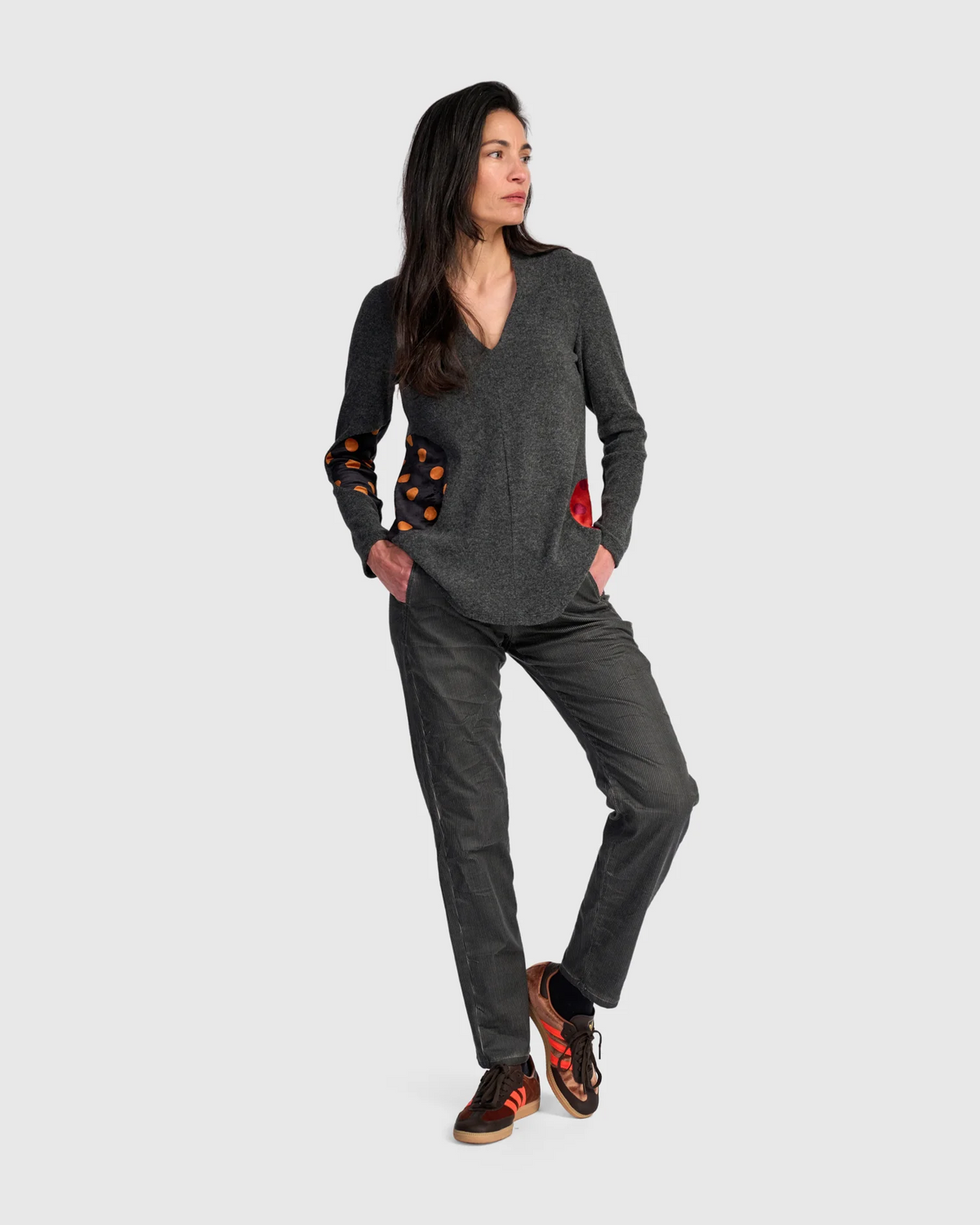Alembika Lottie V-Neck Top