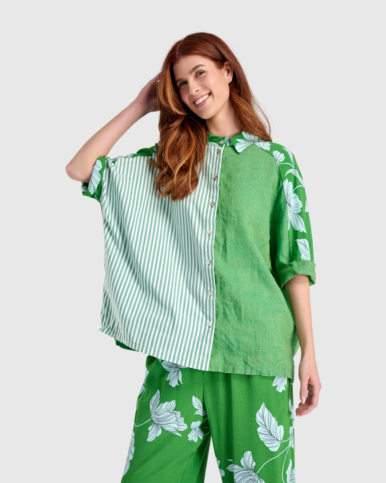 Alembika Terrace Camp Shirt in Mojito