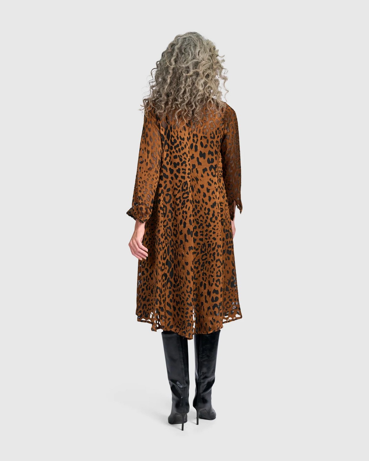 Alembika's Raja Wonderful Dress in Cognac Leopard