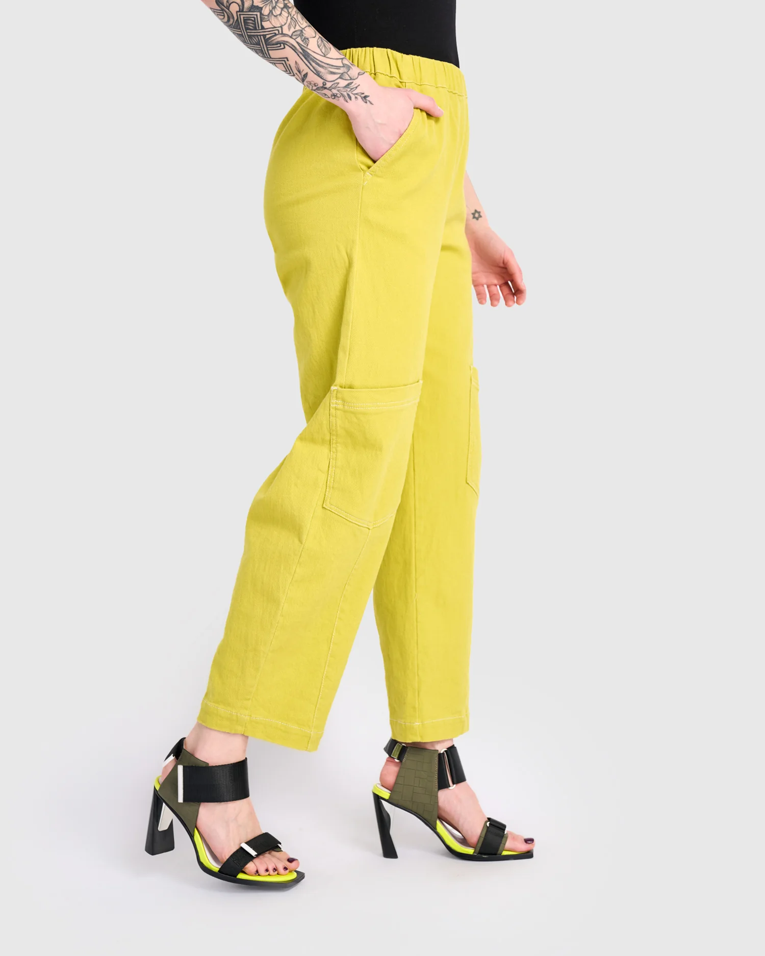 Alembika Papaya Relaxed Pants in Marker