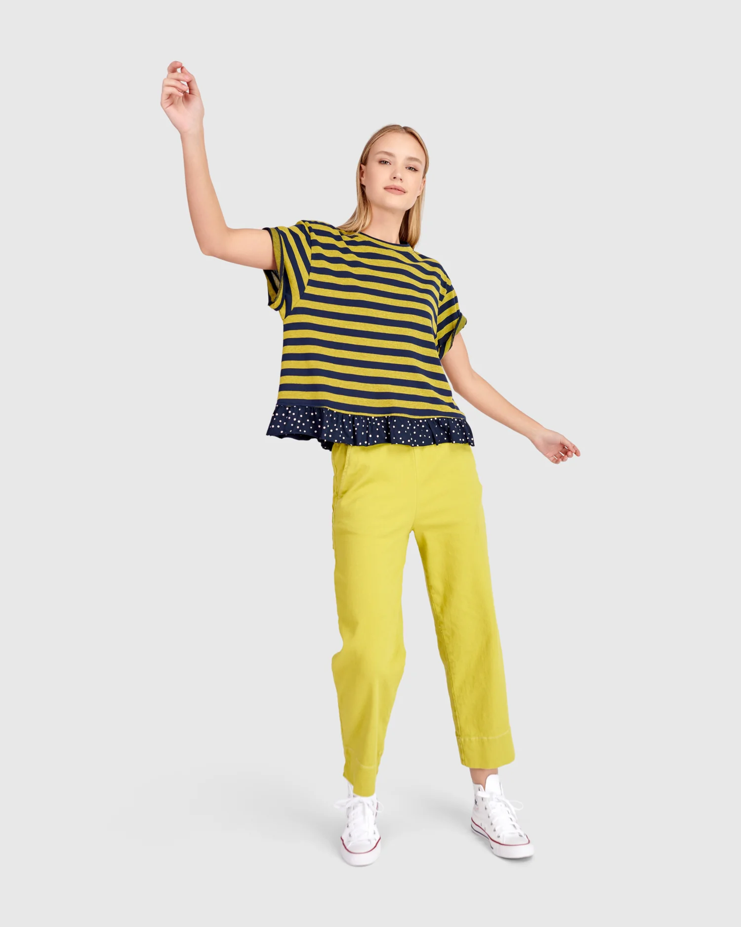 Alembika Sunrise Ruffle Top