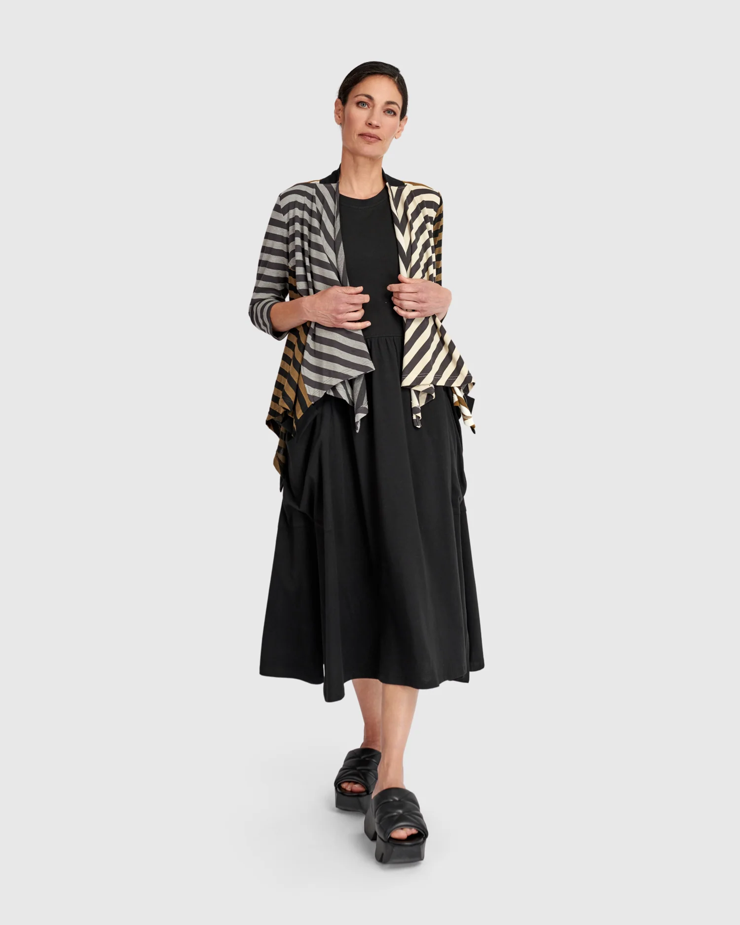 Alembika's Urban Staple Pocket Tank Dress in Black