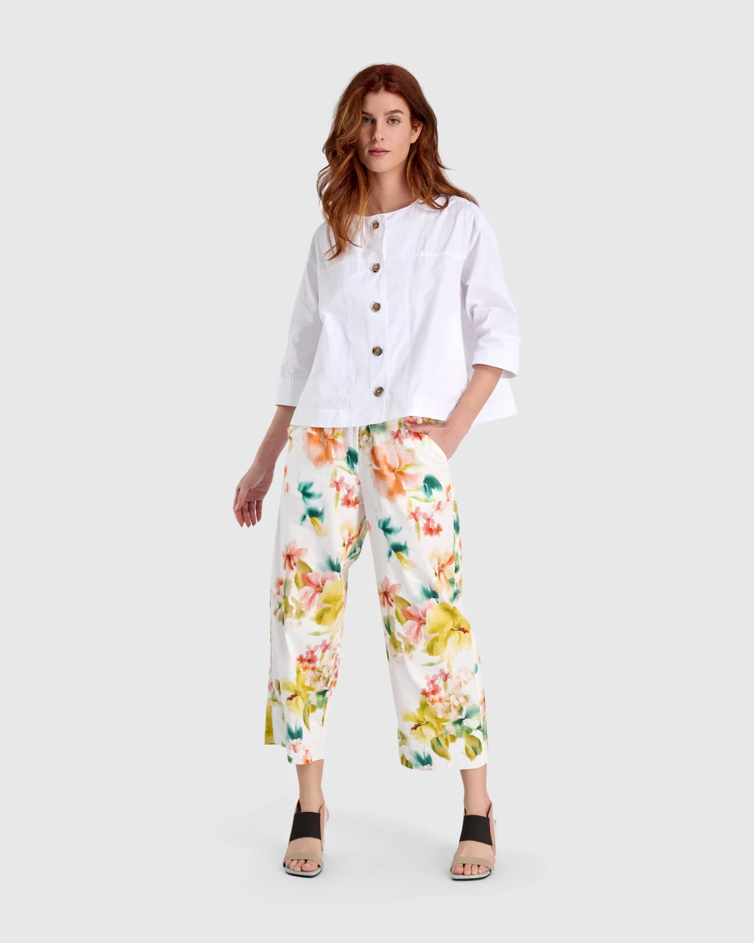 Alembika Urban Side Streets Topper Jacket in White