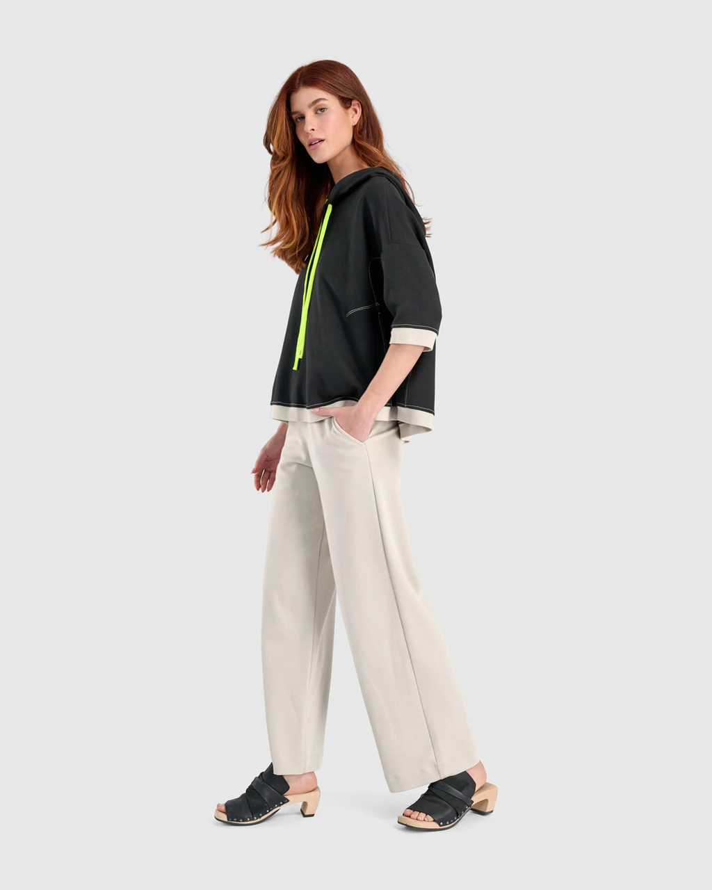 Alembika Urban Foundation Straight Leg Pant in Cream