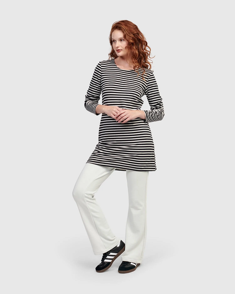 Alembika Urban Oculus Stripes Tunic Tee 