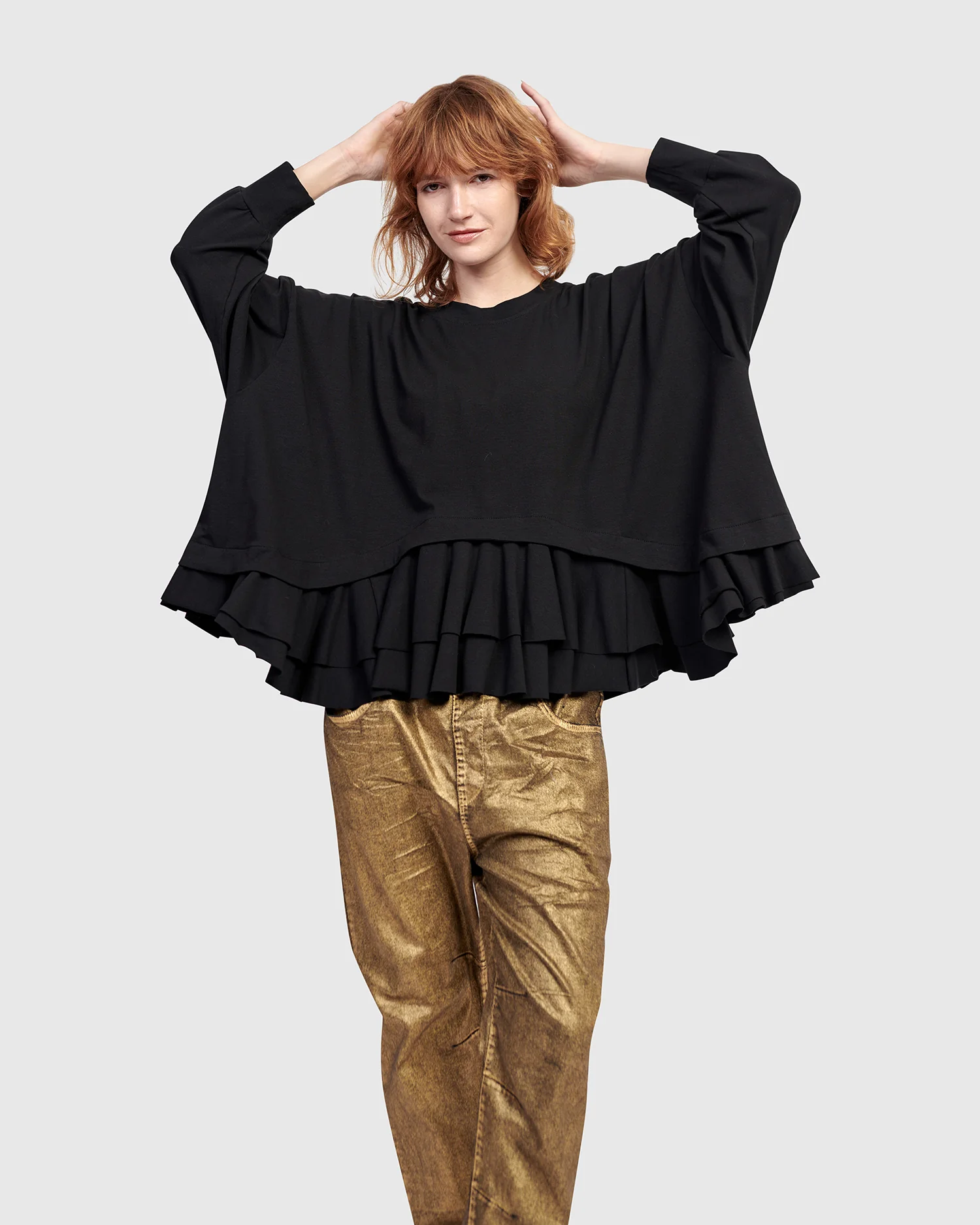 Alembika's Urban Shuffle Top in Black