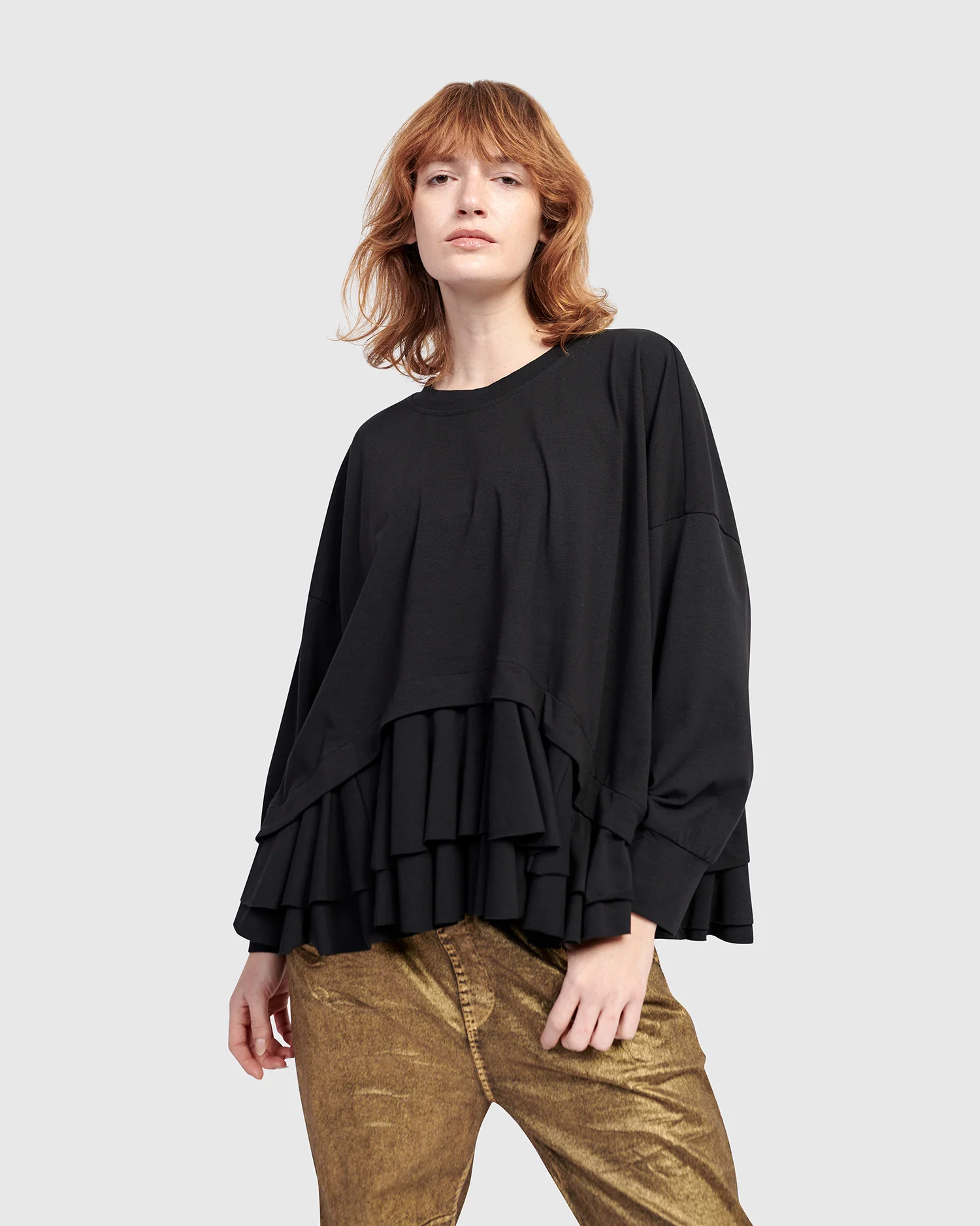 Alembika's Urban Shuffle Top in Black
