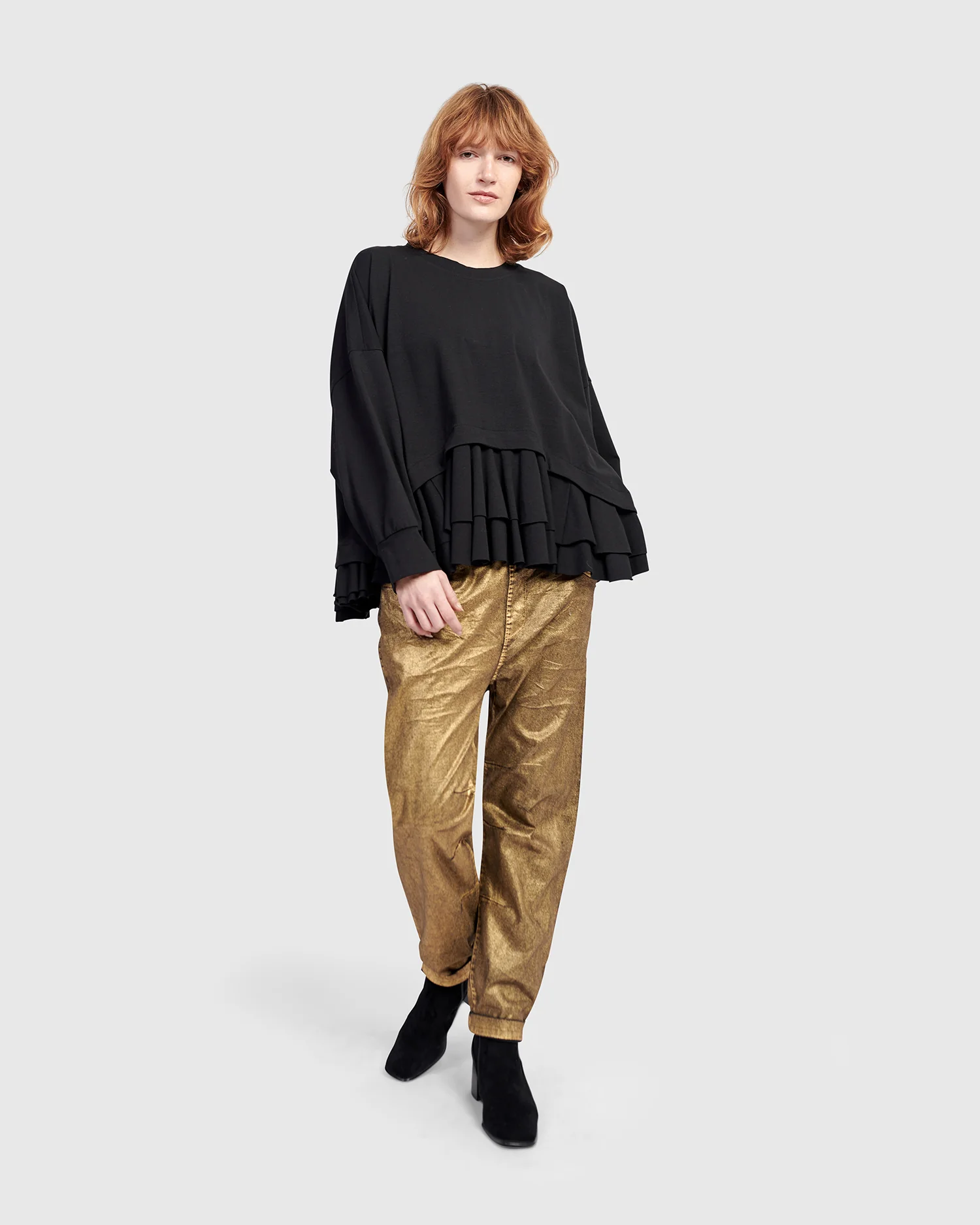 Alembika's Urban Shuffle Top in Black