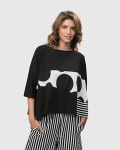 Urban Rockefeller Dots Boxy Tee