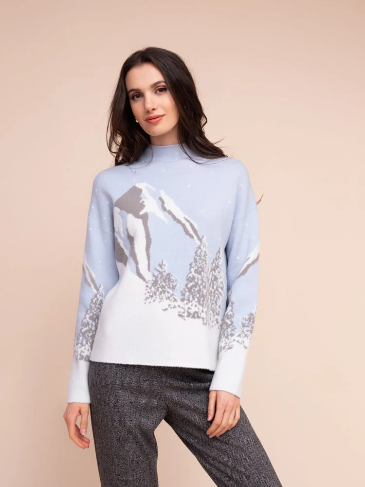 Alison Sheri's Winter Scape Pullover