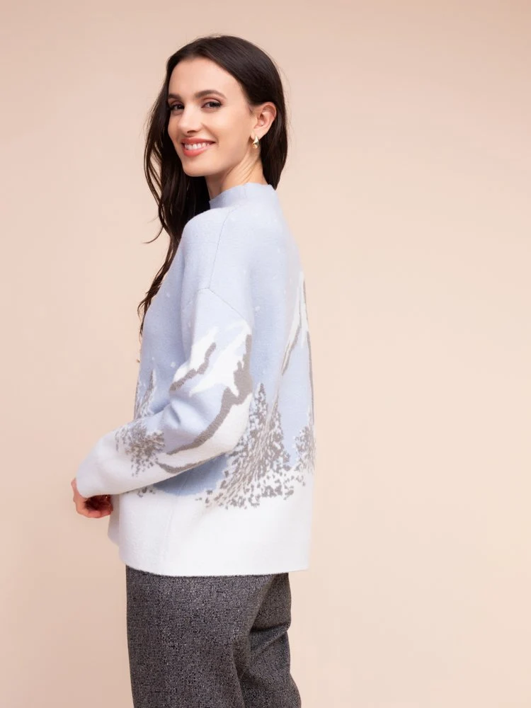 Alison Sheri's Winter Scape Pullover
