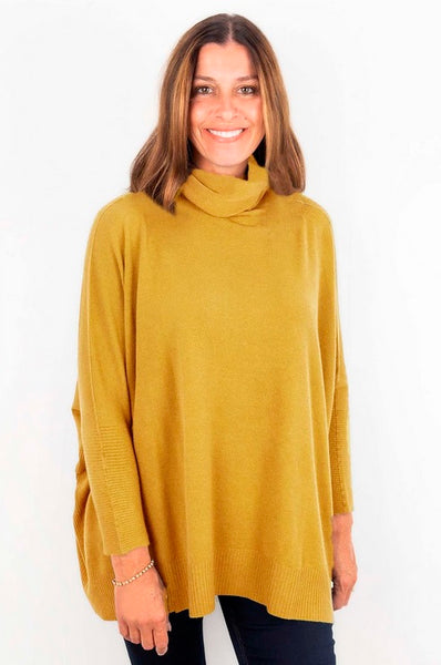 Catrin X Light Oversized Polo Knit Sweater