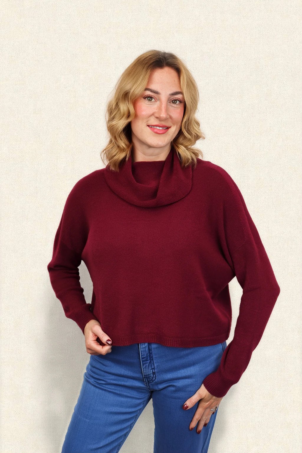 Jannie Super Soft Cowl Sweater