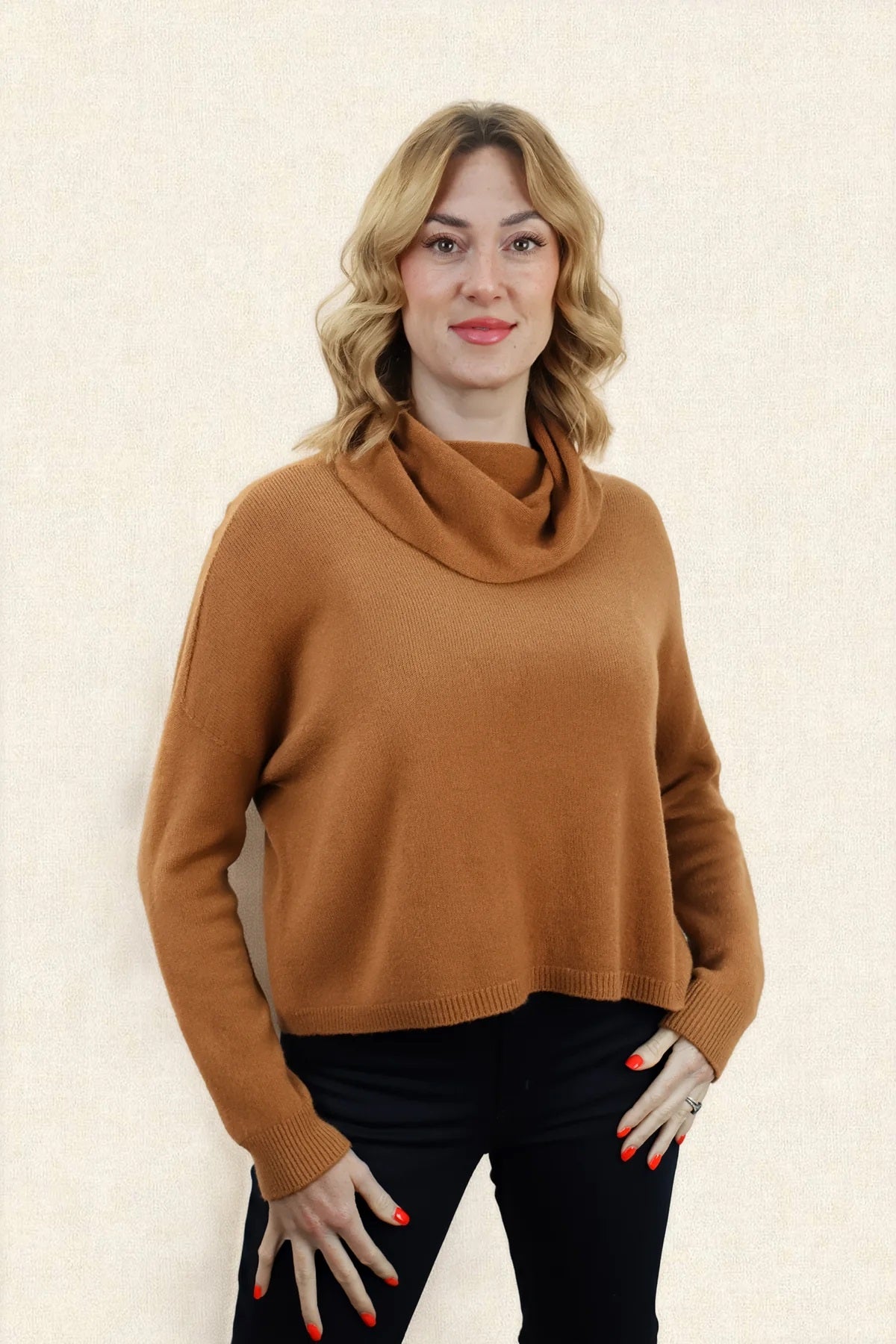 Jannie Super Soft Cowl Sweater