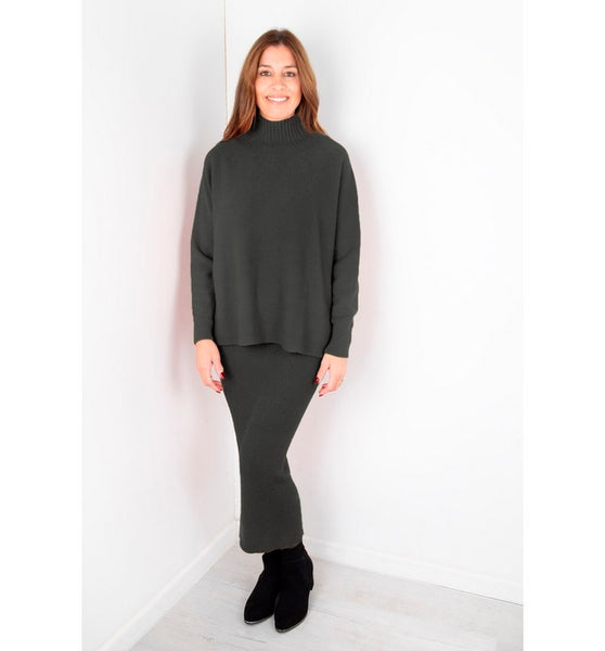 Jolie Boxy Turtleneck Sweater