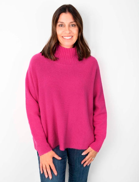 Jolie Boxy Turtleneck Sweater