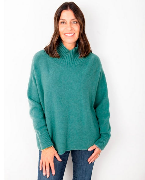 Jolie Boxy Turtleneck Sweater