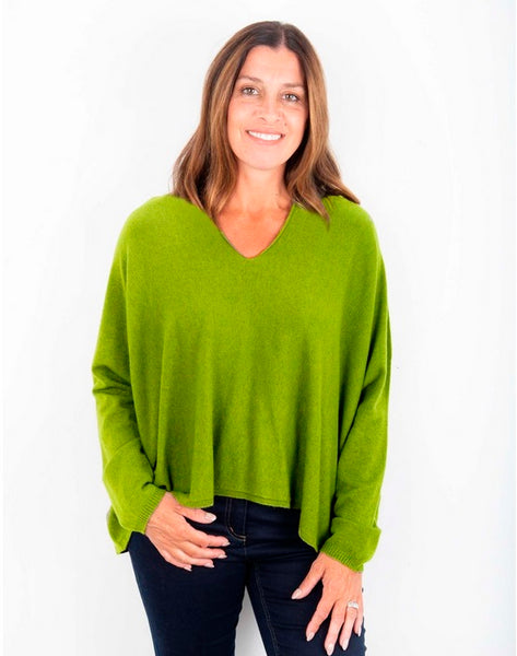 Amazing Woman Mika One Size Fits All Sweater Mojito Green