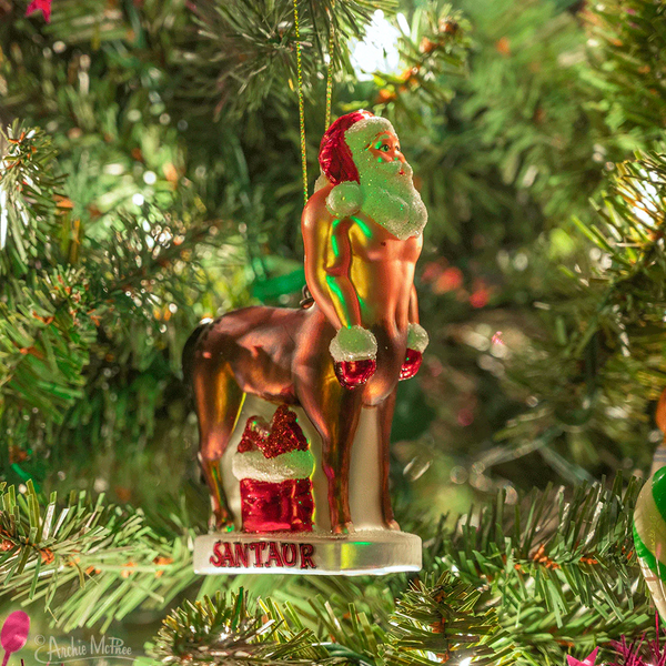 Archie McPhee Santaur Ornament