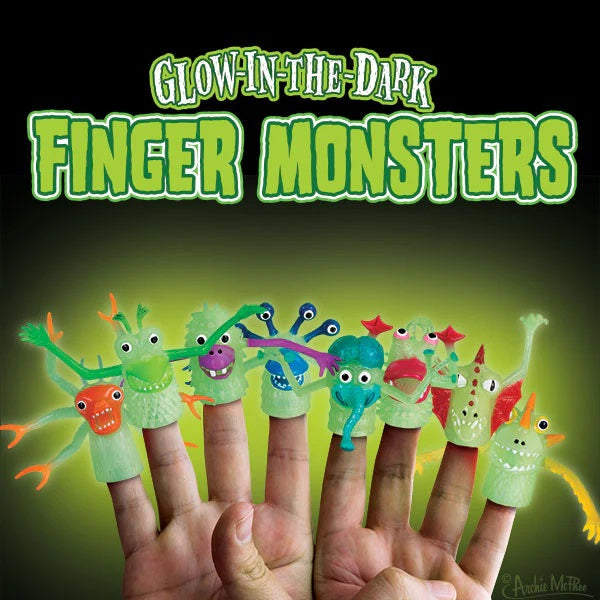 Glow Monsters Finger Puppet 