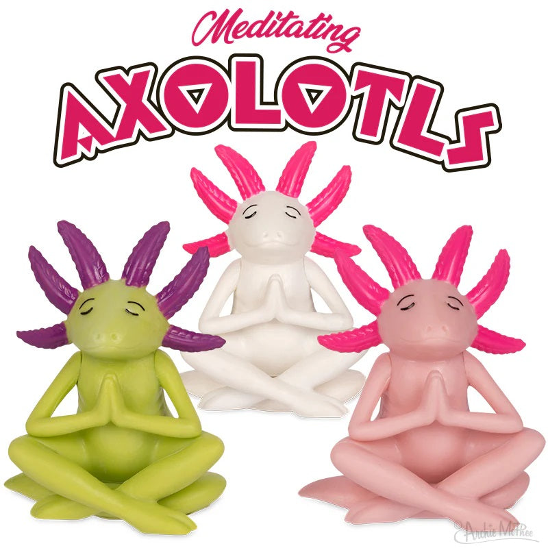 Archie McPhee Meditating Axolotls