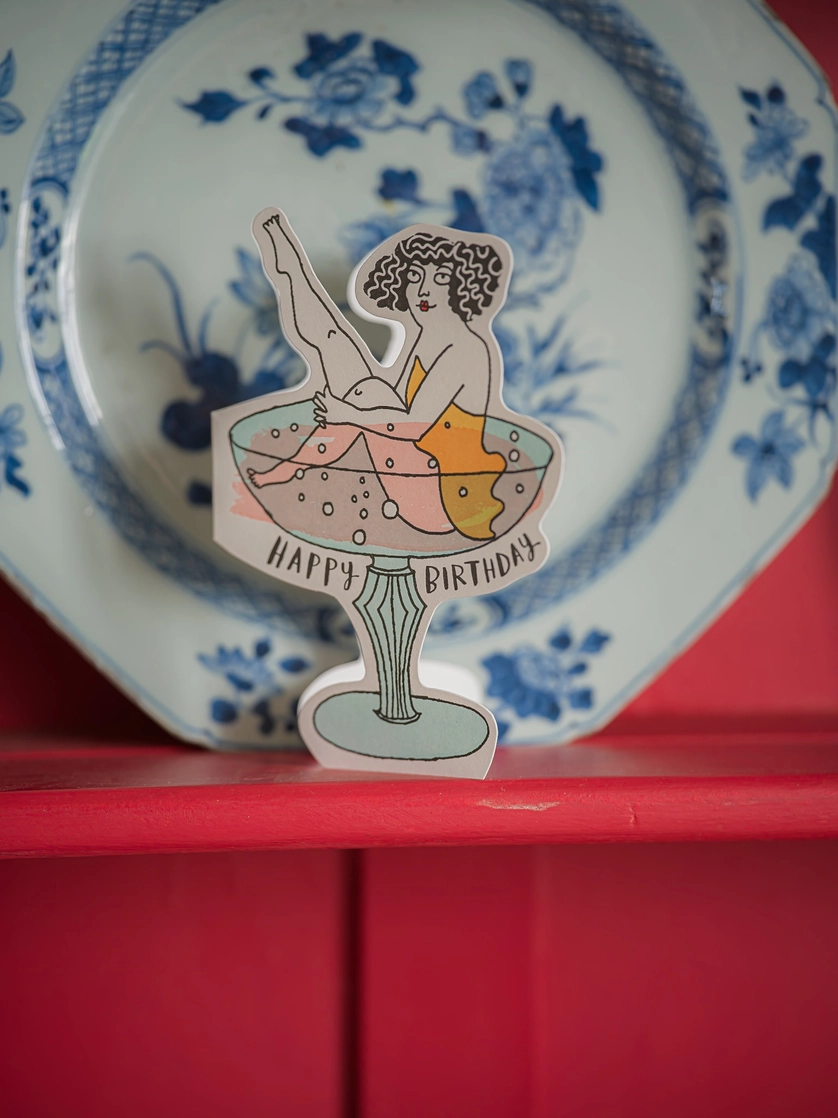 Birthday Cocktail Greeting Card