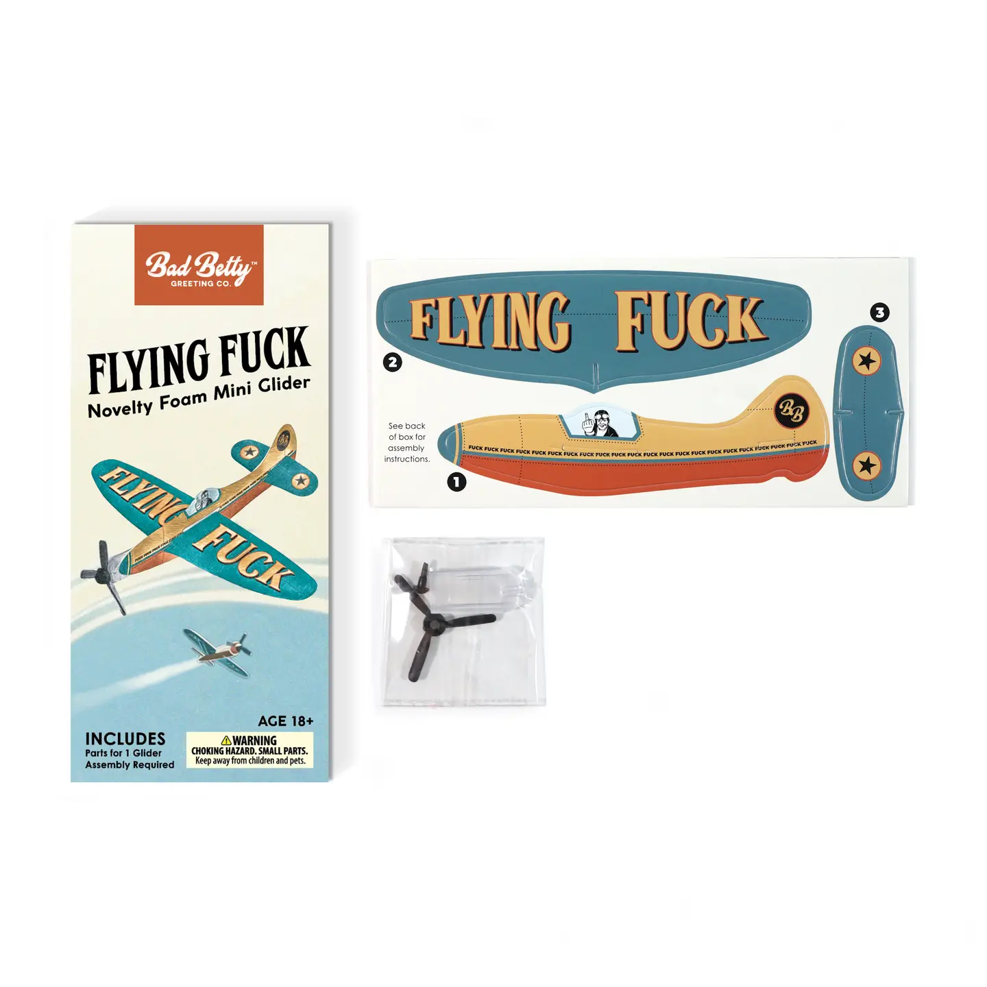 Flying Fuck Novelty Foam Flying Glider