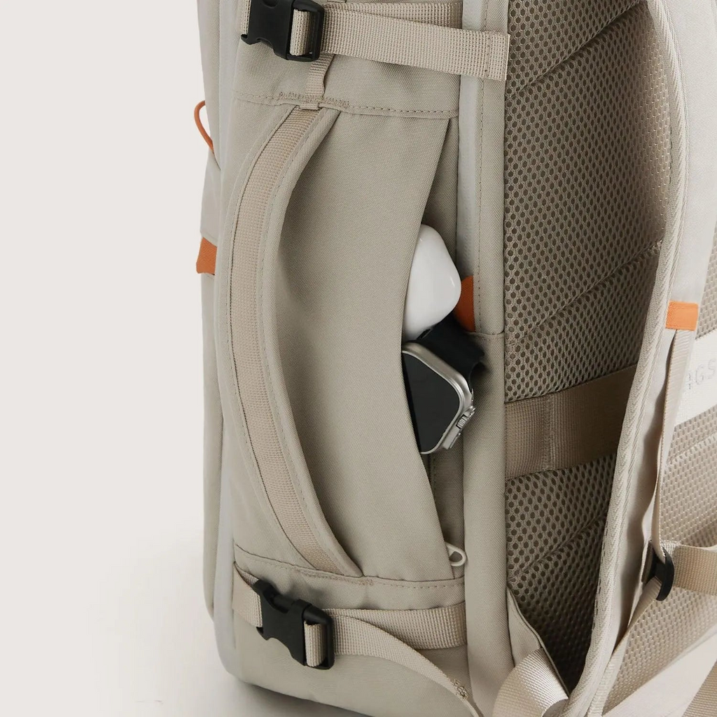 Bagsmart Faro Carry On Travel Backpack Set in Bone White