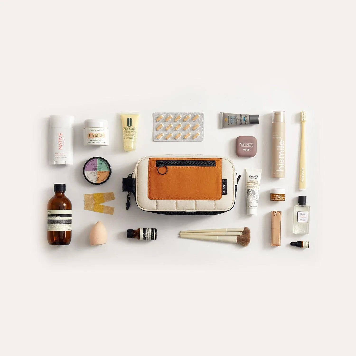 Bagsmart Paz Walker Travel Dopp Kit in Tangerine