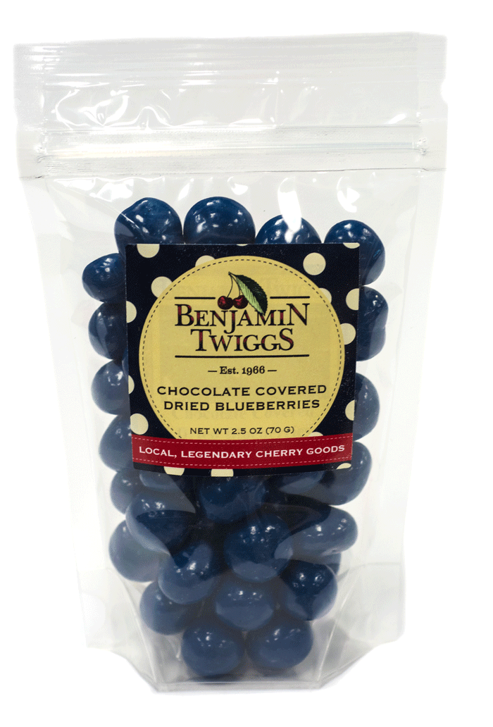 Benjamin Twiggs Chocolate Covered Dried Blueberries