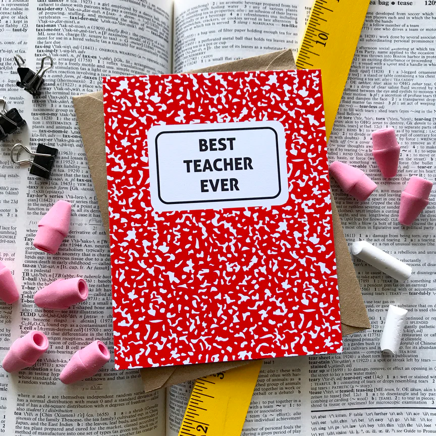 Best Teacher Ever Greeting Card