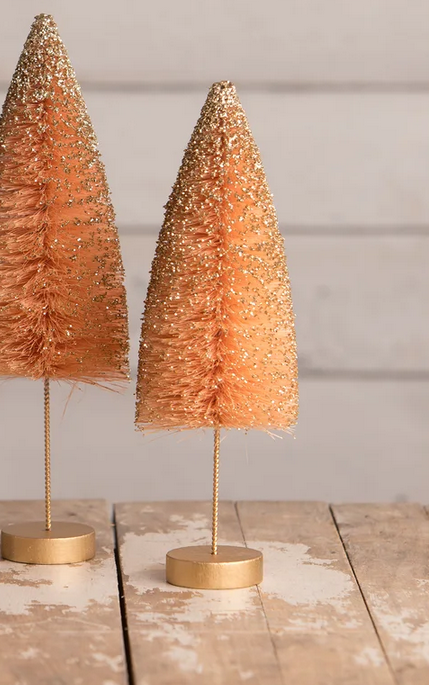 Bethany Lowe One in a Melon Fall Brush Bottle Tree / Medium