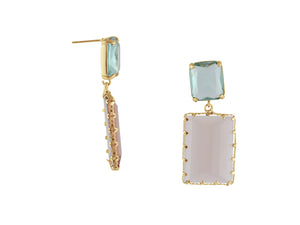 Cosette Allure Stone Cut Luxe Earrings