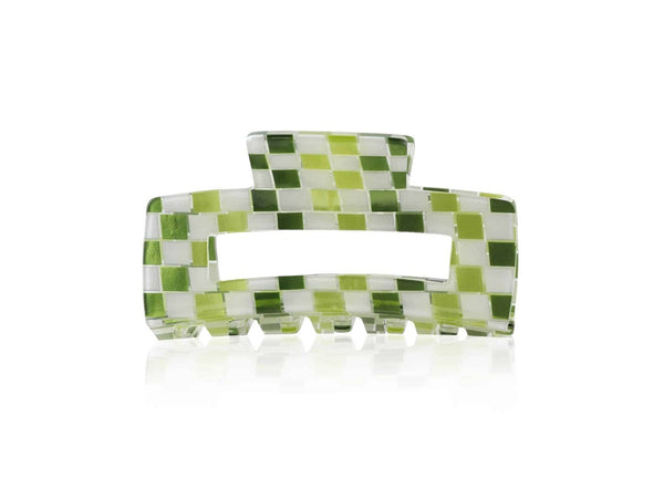 Farah Checkered Resin Hairclip