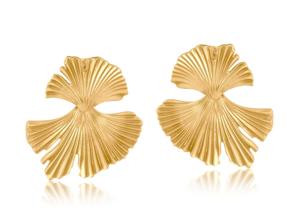 Julia Gynko Leaf Dangle Earrings