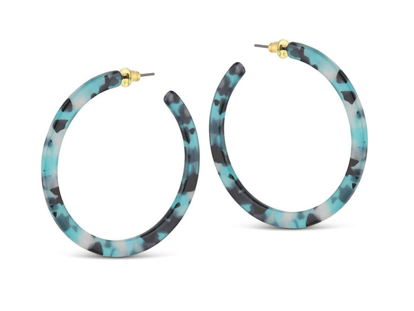 Sophia Resin Hoop Earring