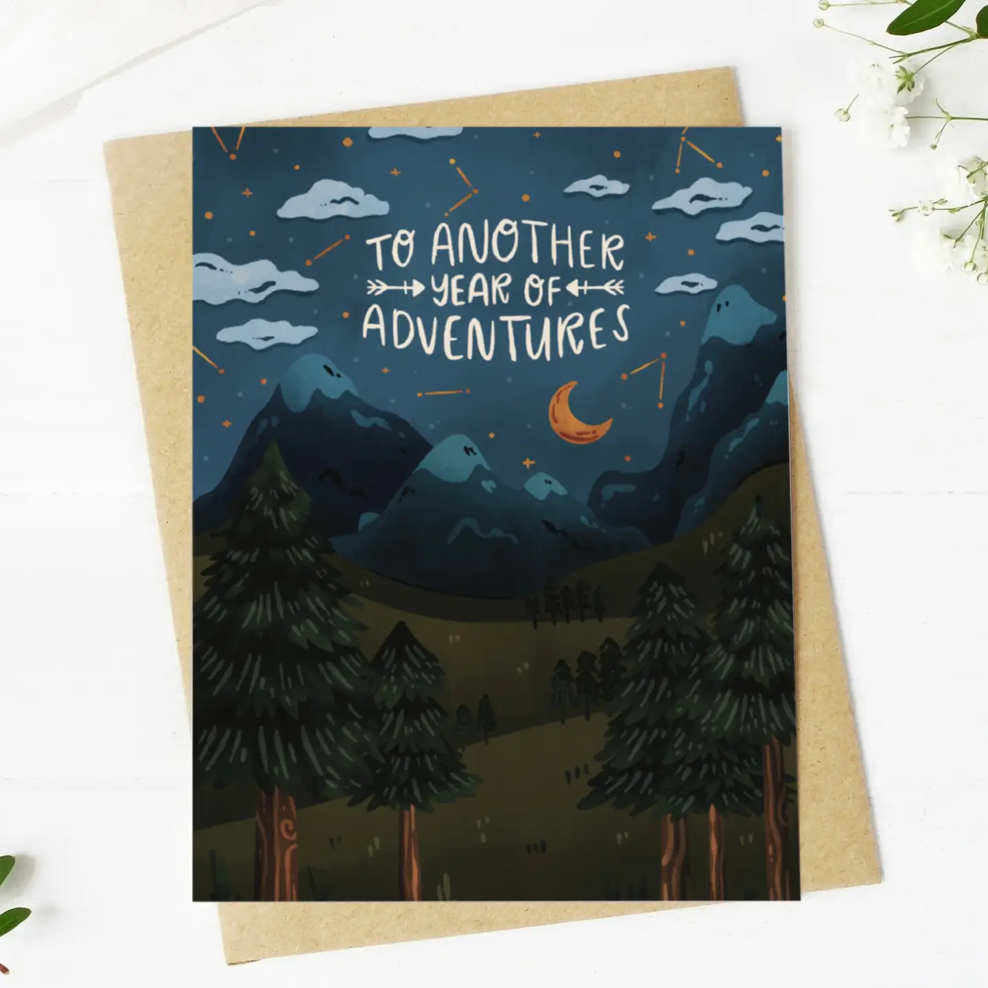 Another Year of Adventures Greeting Card