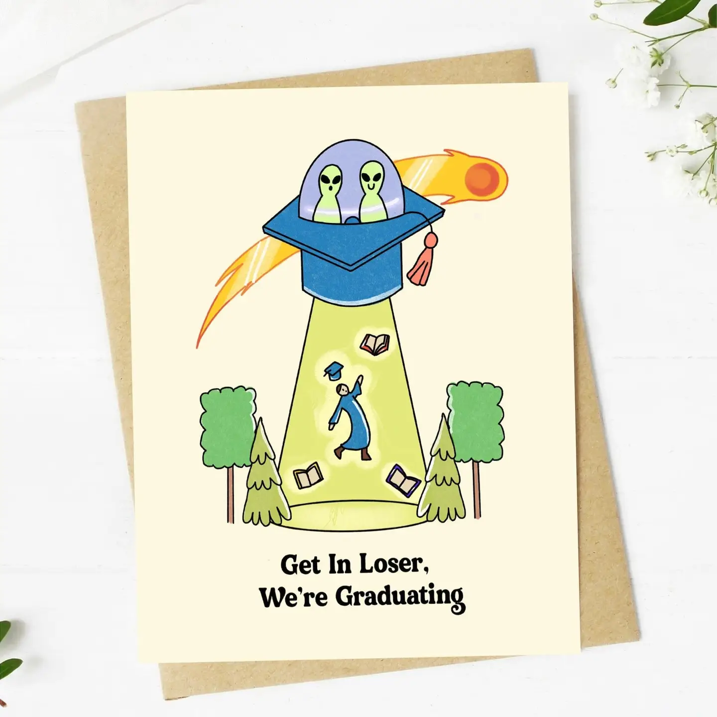 Get in Loser Graduation Card
