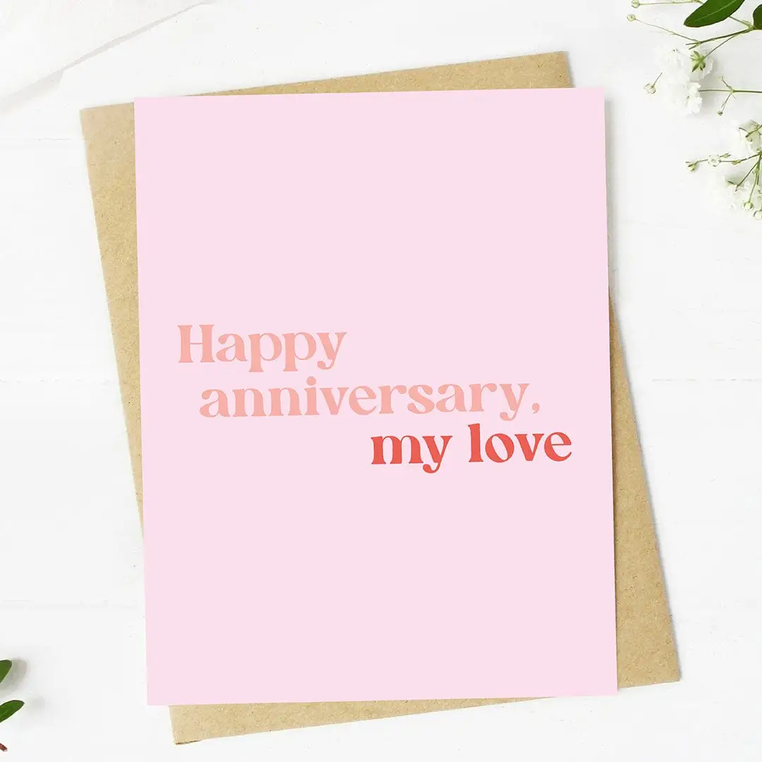 Happy Anniversary, My Love Card