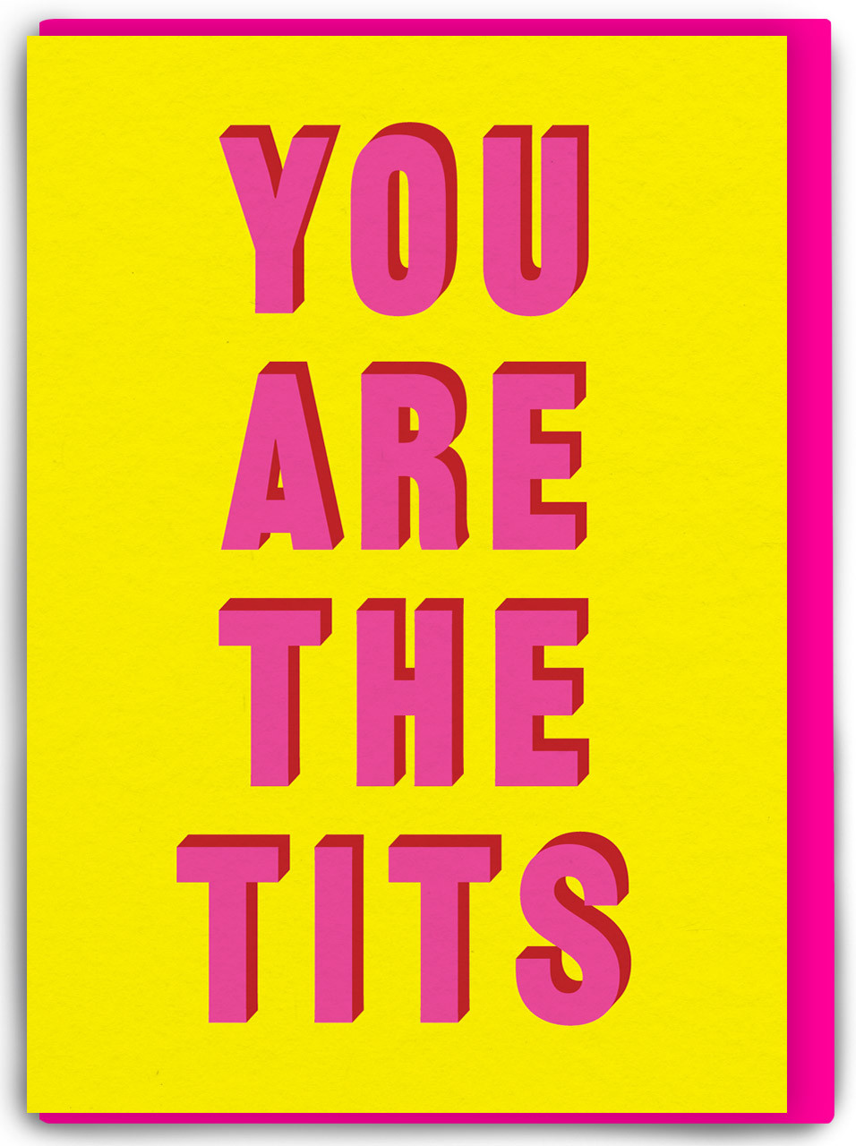 You are the Tits Greeting Card