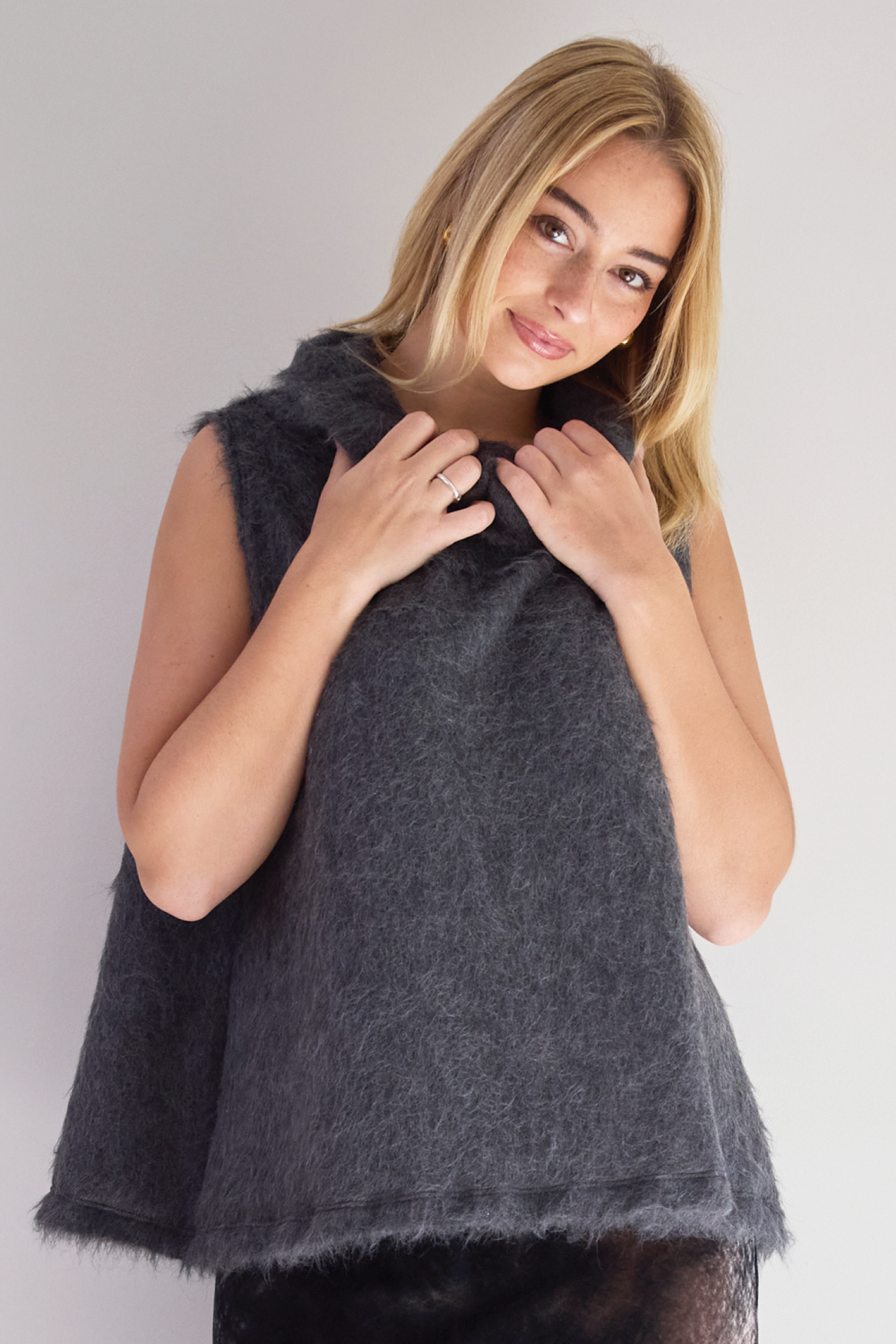 Bryn Walker's Etta Vest in Carbonella