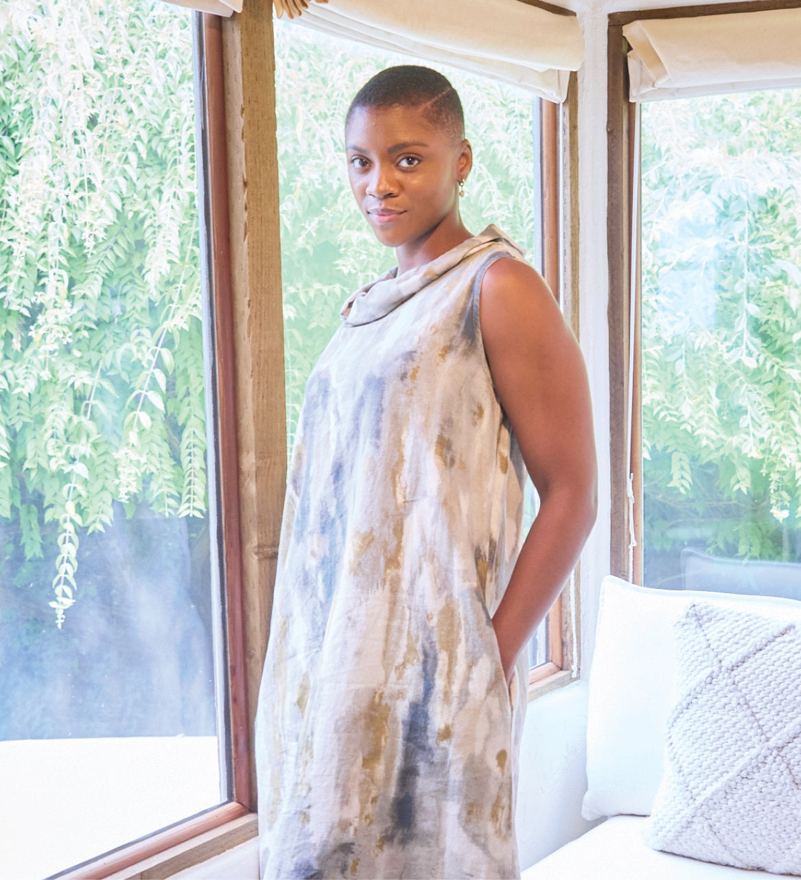 Bryn Walker's Henrietta Dress in Pioggia Cambria