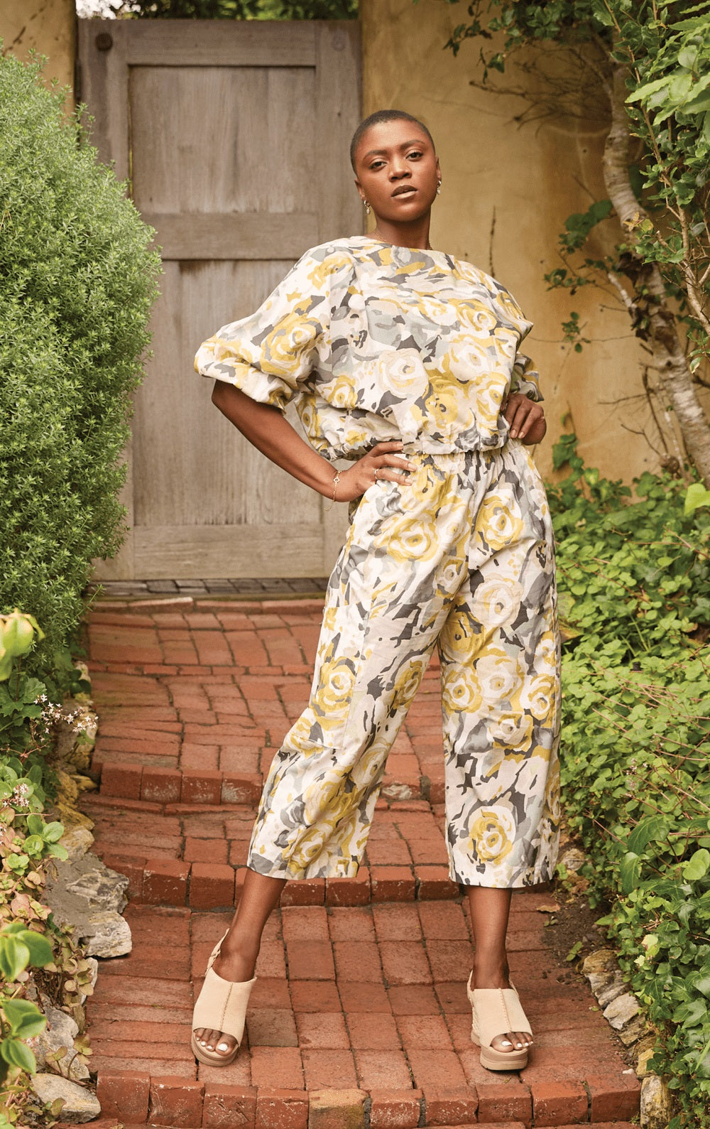 Bryn Walker's Pasha Pant in Gialli Floral