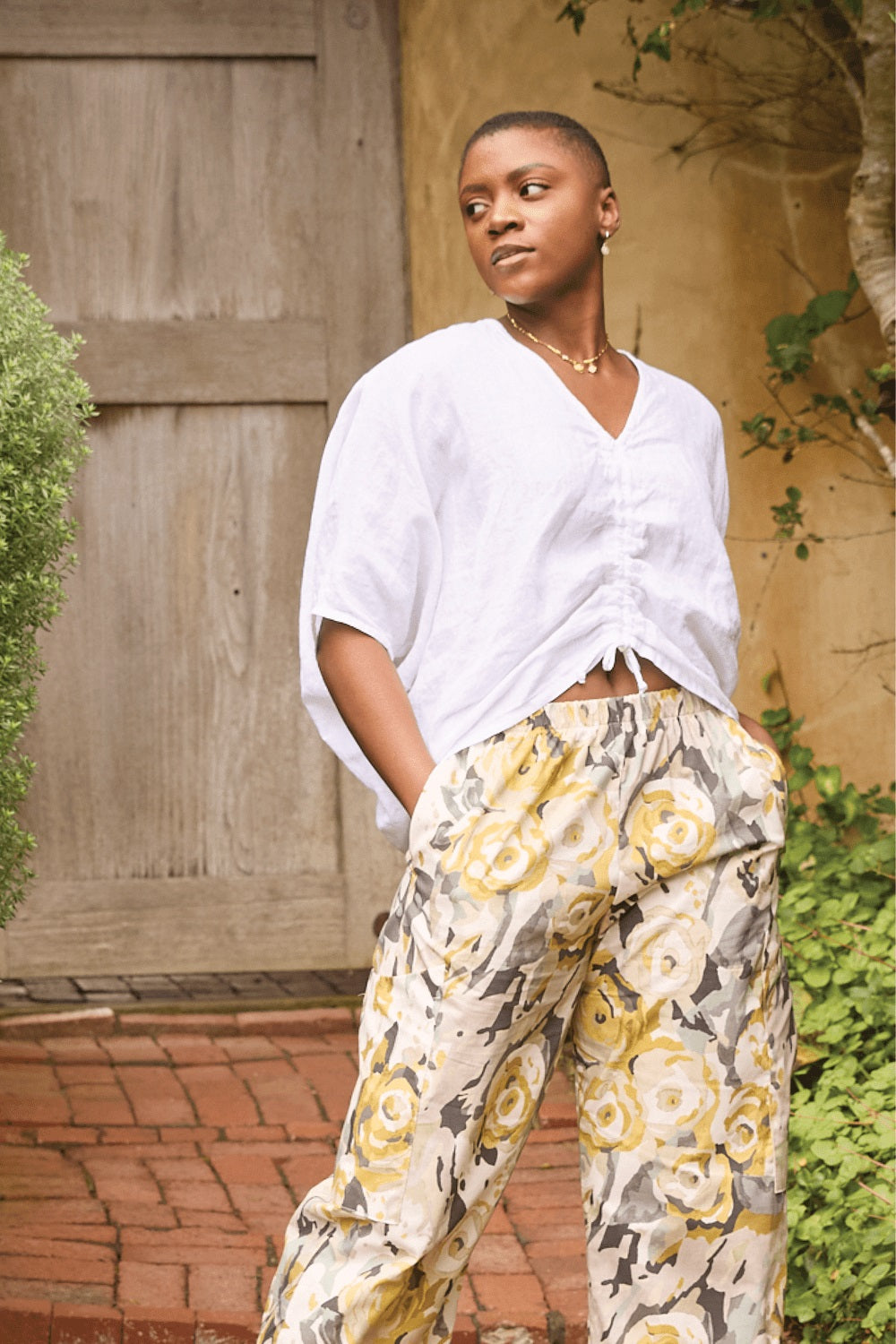 Bryn Walker's Pasha Pant in Gialli Floral