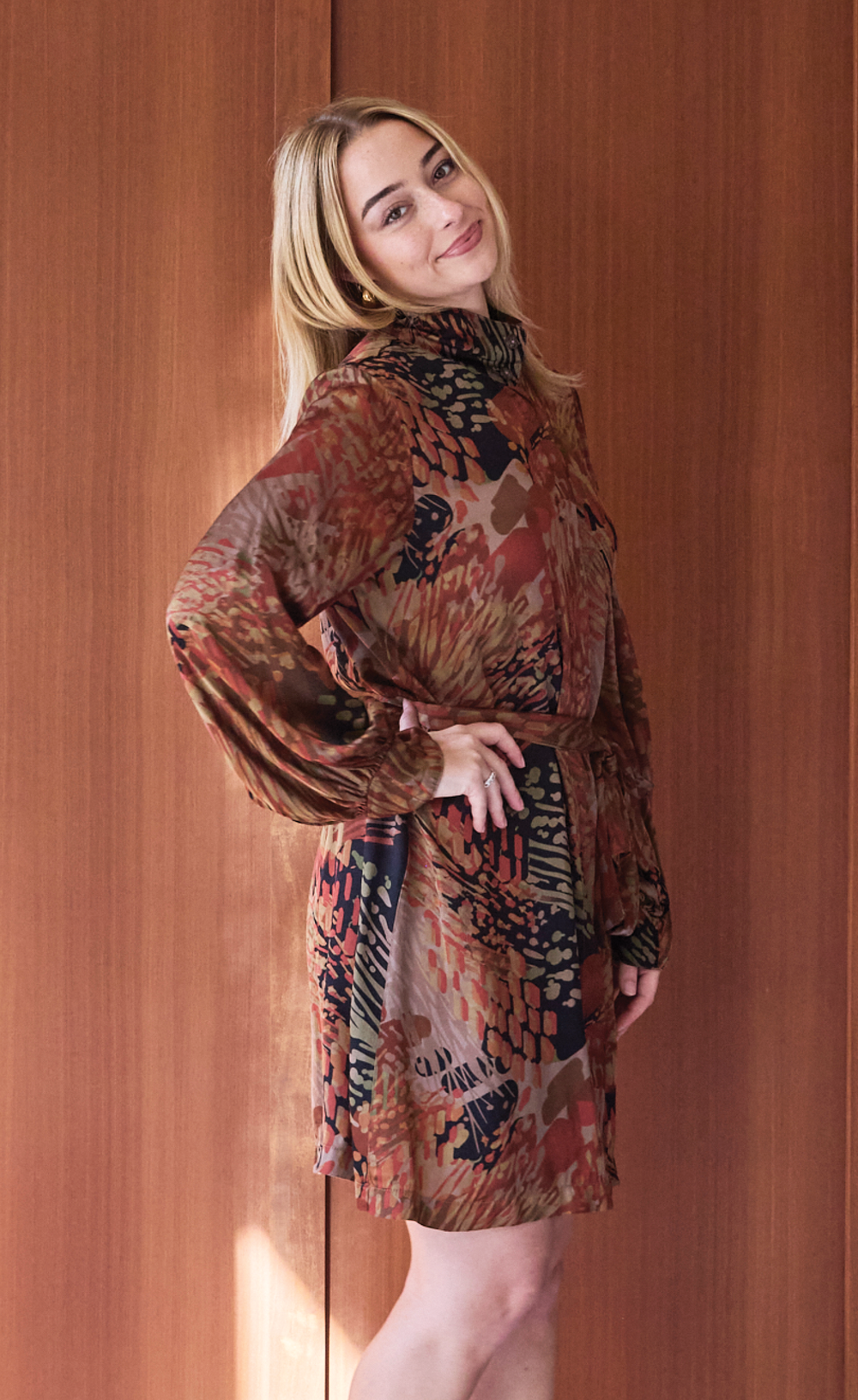 Bryn Walker's Tie Neck Tunic in Lune